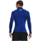 UNDER ARMOUR ColdGear Mock Kompressionsshirt Herren 400 - royal/white XXL