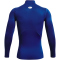 UNDER ARMOUR ColdGear Mock Kompressionsshirt Herren 400 - royal/white XXL