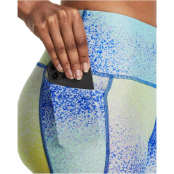 UNDER ARMOUR HeatGear Armour Ankle-Leggings Damen 014 - halo gray/lime yellow/black S