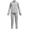 UNDER ARMOUR Knit Trainingsanzug M&auml;dchen 011 - mod gray/white L (149-160 cm)