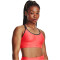 UNDER ARMOUR Infinity Mid Covered Sport-BH Damen 629 - beta/black M