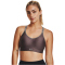 UNDER ARMOUR Infinity Mid Covered Sport-BH Damen 057 - ash taupe/pewter S