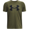UNDER ARMOUR Tech Big Logo Trainingsshirt Jungen 390 - marine od green/black M (137-149 cm)