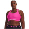 UNDER ARMOUR Crossback Mid Sport-BH Damen 652 - rebel pink/white 1X