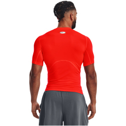 UNDER ARMOUR HeatGear kurzarm Funktionsshirt Herren 810 - bolt red/white L