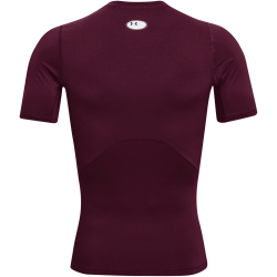 UNDER ARMOUR HeatGear kurzarm Funktionsshirt Herren 609 - maroon/white XL