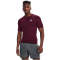 UNDER ARMOUR HeatGear kurzarm Funktionsshirt Herren 609 - maroon/white XL