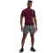 UNDER ARMOUR HeatGear kurzarm Funktionsshirt Herren 609 - maroon/white XL