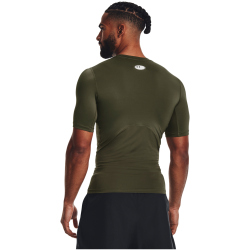 UNDER ARMOUR HeatGear kurzarm Funktionsshirt Herren 390 - marine od green/white XL