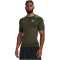 UNDER ARMOUR HeatGear kurzarm Funktionsshirt Herren 390 - marine od green/white XL
