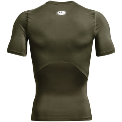 UNDER ARMOUR HeatGear kurzarm Funktionsshirt Herren 390 - marine od green/white 3XL