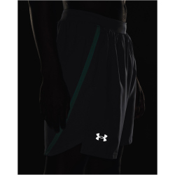 UNDER ARMOUR Launch Laufshorts 7" Herren 035 - steel/neo turquoise/reflective XXL