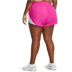 UNDER ARMOUR Fly-By 2.0 Laufshorts Damen 652 - rebel pink/white/reflective 2X