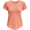 UNDER ARMOUR Streaker kurzarm Laufshirt Damen 963 - bubble peach/bubble peach/reflective XS