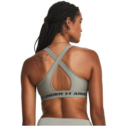 UNDER ARMOUR Armour Mid Crossback Sport-BH Damen 504 - grove green/black S