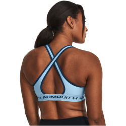 UNDER ARMOUR Armour Mid Crossback Sport-BH Damen 490 - blizzard/varsity blue S