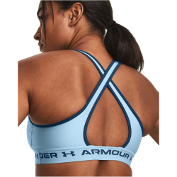 UNDER ARMOUR Armour Mid Crossback Sport-BH Damen 490 - blizzard/varsity blue S
