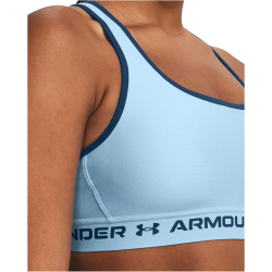 UNDER ARMOUR Armour Mid Crossback Sport-BH Damen 490 - blizzard/varsity blue S