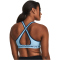 UNDER ARMOUR Armour Mid Crossback Sport-BH Damen 490 - blizzard/varsity blue S