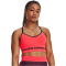 UNDER ARMOUR Seamless Low Long Sport-BH Damen 629 - beta/beta/black S