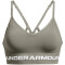 UNDER ARMOUR Seamless Low Long Sport-BH Damen 504 - grove green/white L