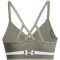 UNDER ARMOUR Seamless Low Long Sport-BH Damen 504 - grove green/white L