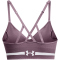 UNDER ARMOUR Seamless Low Long Sport-BH Damen 500 - misty purple/white M