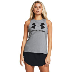 UNDER ARMOUR Sportstyle Graphic Tanktop Damen 035 - steel...