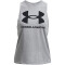 UNDER ARMOUR Sportstyle Graphic Tanktop Damen 035 - steel medium heather/black/black XS