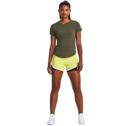 UNDER ARMOUR Fly By 2.0 2in1-Shorts Damen 743 - lime yellow/white/reflective S