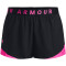 UNDER ARMOUR Play Up 3.0 Shorts Damen 023 - black/rebel pink/rebel pink 1X