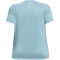 UNDER ARMOUR Tech Twist kurzarm Trainingsshirt Damen 490 - blizzard/white/metallic silver 1X