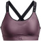 UNDER ARMOUR Infinity High Sport-BH Damen 500 - misty purple/black/misty purple XS