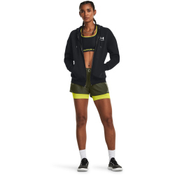 UNDER ARMOUR Play Up 2in1 Shorts Damen 390 - marine od green/lime yellow/grove green L