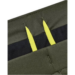 UNDER ARMOUR Fly By 2.0 Shorts Damen 390 - marine od green/lime yellow/reflective XS