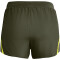 UNDER ARMOUR Fly By 2.0 Shorts Damen 390 - marine od green/lime yellow/reflective XS
