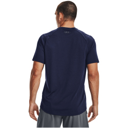 UNDER ARMOUR Tech 2.0 Novelty Trainingsshirt Herren 410 - midnight navy/pitch gray M