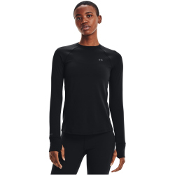 UNDER ARMOUR Base Crew 2.0 langarm Trainingsshirt Damen 001 - black/pitch gray XS
