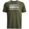 UNDER ARMOUR Team Issue Wordmark kurzarm Trainingsshirt Herren 390 - marine od green/halo gray/pewter XL
