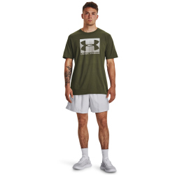UNDER ARMOUR Boxed Sportstyle kurzarm Trainingsshirt Herren 390 - marine od green/halo gray/pewter XXL