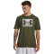 UNDER ARMOUR Boxed Sportstyle kurzarm Trainingsshirt Herren 390 - marine od green/halo gray/pewter XXL