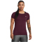 UNDER ARMOUR HeatGear Armour kurzarm Trainingsshirt Damen 600 - dark maroon/iridescent XS