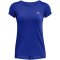 UNDER ARMOUR HeatGear Armour kurzarm Trainingsshirt Damen 400 - team royal/iridescent XL
