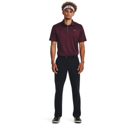 UNDER ARMOUR Tech Poloshirt Herren 601 - dark maroon/pitch gray M
