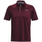 UNDER ARMOUR Tech Poloshirt Herren 601 - dark maroon/pitch gray L