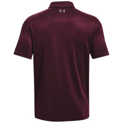 UNDER ARMOUR Tech Poloshirt Herren 601 - dark maroon/pitch gray XL
