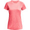 UNDER ARMOUR Tech Twist kurzarm Trainingsshirt Damen 691 - eclectic pink/white/metallic silver XS