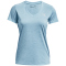 UNDER ARMOUR Tech Twist kurzarm Trainingsshirt Damen 490 - blizzard/white/metallic silver L