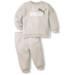 PUMA Minicats ESS Crew Baby-Jogginganzug 64 - putty/chalk...