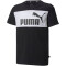 PUMA Ess+ Metallic Colorblock T-Shirt Kinder 56 - puma black/xx 110